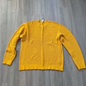 Factors Men's Vibrant Yellow Crewneck Sweater